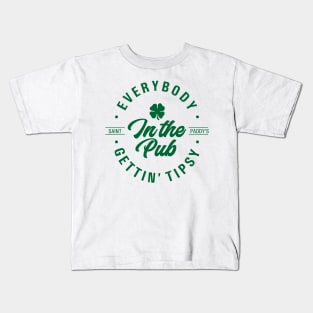 St Paddy Days - In The Pub Kids T-Shirt